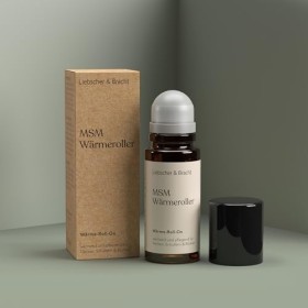 Liebscher & Bracht Rouleau chauffant MSM original - 50 ml de chaleur roll-on - Soulage les tensions dans la nuque, les épaule