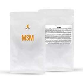 Snadi - Poudre de MSM Pure 1 KG | Méthylsulfonylméthane à 99,9% de Pureté | Végan et Sans Additifs | Haute Bio-absorption | P