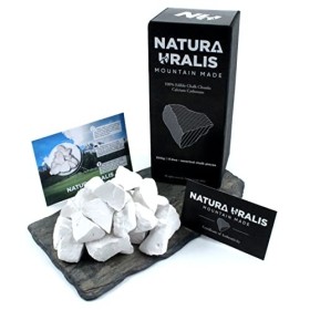 Natura Uralis Premium Belgorod Morceaux de Craie | 100g de Morceaux de Craie Blanche - Croustillant Exceptionnel, Texture Ter