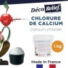Déco Relief - Chlorure de Calcium 1 kg - Déshydratant pour Conserver Pièces en Sucre, Nougatine, Chocolat - Ingrédient Profes