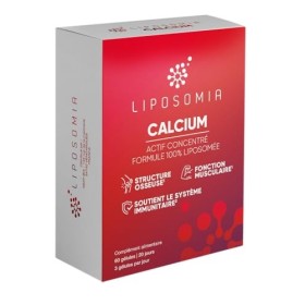 Prescription Nature - CALCIUM LIPOSOMIA - Complément Alimentaire Immunité - Calcium et Vitamine D - Actif Concentré, Formule 