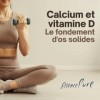 Calcium Vitamine D Essence Pure | Calcium de Corail Marin 1000 mg + Vitamine D3 400 UI + Citrate de Magnésium 400 mg | 