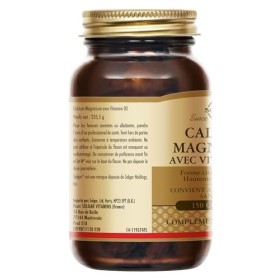 Solgar Calcium Magnésium Vitamine D3 - Os et Muscles - Fonction musculaire - Trio essentiel pour les os - Santé des os - Comp