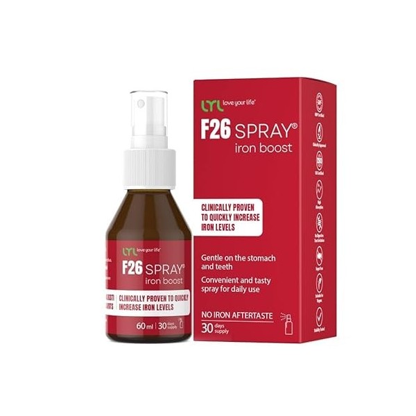LYL love your life F26 SPRAY Iron Boost fer micronisé haute absorption