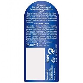 NIVEA Lait Corps riche en format mini bouteille 75 ml