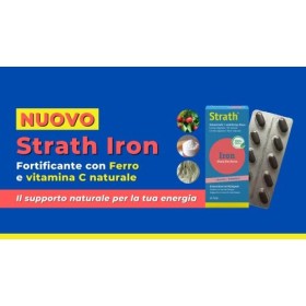 Strath Iron Fer - Complément Alimentaire Soutient en cas de fatigue à Base de Levure Végétale, de Fer naturel Fermenté, Vitam