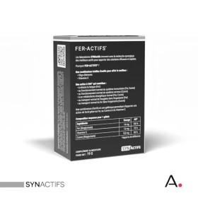 ARAGAN - Synactifs Lot de 2 Feractifs - Complément Alimentaire Anti-Fatigue - Tonus et Vitalité - Fer Bisglycinate, Cuivre et