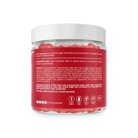 Gummies Fer & Vitamine C - Sans Sucre - Fatigue & Immunité - Complément Alimentaire Végétalien - Haute Absorption - Sans Glut