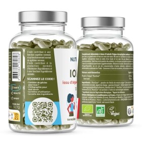 NUTRI & CO Iode Tyroïde Bio - Poudre dAlgue Naturelle Breveté PureSea® - 150µg par gélule - Soutien de la Thyroïde & Fonctio