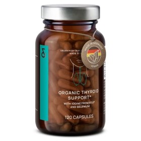 Iode Thyroide Bio avec Selenium Bio - Complement Alimentaire Thyroide - 150 μg per Iode Gelules + 55 μg Sélénium - à base de 