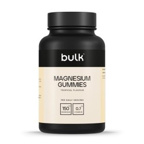 Bulk Gummies au Magnésium,150mg, Tropical, Soutien osseux et énergétique, 60 Gummies
