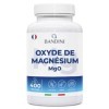 Bandini® Oxyde de magnésium 400 gélules +1 an , 664 mg dont 400 mg de magnesium élémentaire par gélule, Booster dénergie,