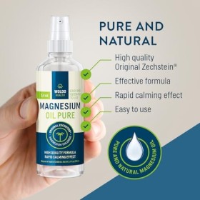 Huile de magnésium en spray Zechstein-Chlorid 100ml - pure, naturelle et à la plus haute concentration