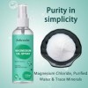Huile de Magnésium Spray 60ml, Pur Magnesium Oil Spray Sleep, Huile de Magnesium Organique en Spray pour le Sommeil, Sport, M
