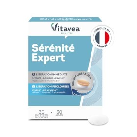 Vitavea - Sérinité Expert - Magnésium, Mélisse, Vitamine B6 et Vitamine B1 - Complément alimentaire Détente et Relaxation - A