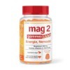 MAG 2 - Gommes BOOST - Magnésium, taurine, vitamines B6 et C - Anti-nervosité et anti-fatigue - Sans sucres ajoutés -Arôme na