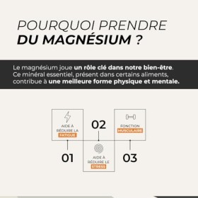 Magnésium Bisglycinate + Vitamine B6 & Taurine - CUURE - Supérieure au Magnésium Marin en Biodisponibilité - Confort Digestif
