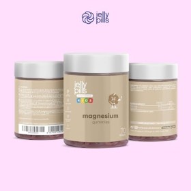 Jelly Pills® Kids Gummies 810 mg Citrate de Magnésium et Vitamine B6 Enfants - 70 gommes végétaliennes à larôme de baies - S