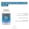 Complément Alimentaire Magnésium Mag 3 - Magniesium Bisglycinate, Malate, Marin Hautement Dosé et Vitamine B6 - Stress, Fatig