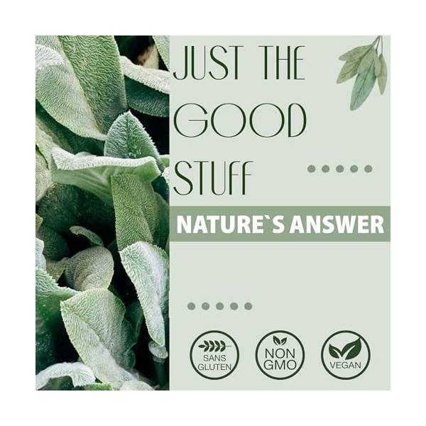 Natures Answer, Liquid Magnesium Glycinate Glycinate de Magnésium Liquide , 200mg, 480ml, Végétalien, Sans Gluten, Sans Soj