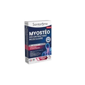 Santarome - Myostéo - Complément alimentaire articulations - Décontractant musculaire dos, cervicales, lombaires - Libération