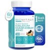 Biovitalia Organics Capsules de calcium, de magnésium et de zinc avec vitamines D3, B12 et K | Supplément favorisant la santé