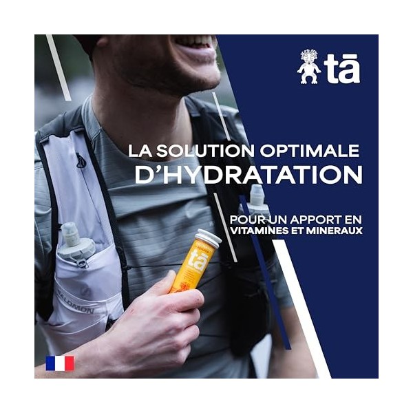 TA Energy - Pastilles dHydratation - Sels Minéraux - Vitamines - Faibles Calories - Réduit Les crampes - Made in France Tro