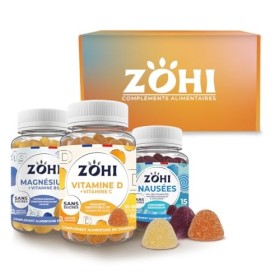 ZOHI-Coffret "femmes enceintes" - 1 pilulier de ZOHI Nausées, 1 pilulier Magnésium ZOHI, 1 pilulier Vitamine D ZOHI - Fabriqu