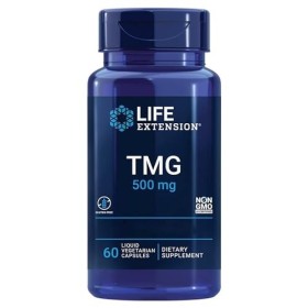 Life Extension, TMG, 500mg, 60 Capsules liquides végétaliennes, Sans Gluten, Sans Soja, Végétarien