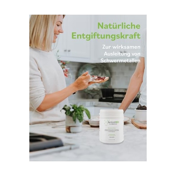 Zeolith-Bentonit-Versand Bentonite Med Detox Poudre 400 g