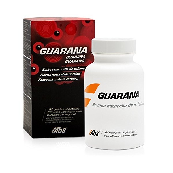 Guarana Power ® - 450 mg / 60 gélules végétales - Le plus Haut titrage 12% en caféine native - 40 mg de caféine naturelle p