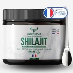 Shilajit 100%, 30g de Résine Minérale Shilajit, Authentique, Formée Naturellement – Excellente Source de Minéraux et Dacides