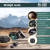 Shilajit Resin - 50 g de shilajit de lHimalayan - Source naturelle dacide fulvique, dacide humique et doligo-éléments