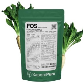 Saporepuro FOS Fructo-Oligosaccharides en poudre 250 gr