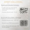 Vitabay Silicium Colloïdal 50 PPM 500 ml Vegan - Silicium Organique Hautement Concentré degré De Pureté 99,99% - Conserver 