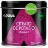 Citrate de potassium 3705 mg - 250 comprimés non enrobés - Potassium pur 1000 mg + Vitamine C 80 mg - Supplément sportif - Mu