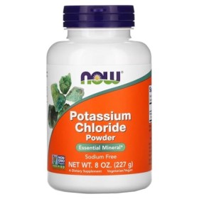 Now Foods - Chlorure de potassium en poudre, 8oz 227g | Poudre de Chlorure de Potassium | Soutien de léquilibre électrolyt