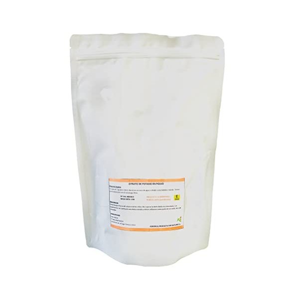 Citrate Potassium en poudre soluble alimentaire 1 KG 1 Kg 