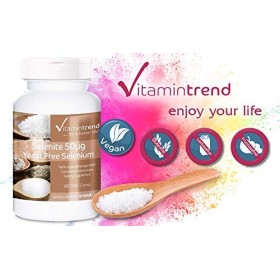 Sélénium 50mcg issu de Sélénite de Sodium - Végan - Boite de 180 comprimés - ! POUR 6 MOIS ! | Vitamintrend®