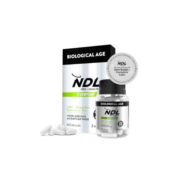 NDL Pro-Health Biological Age - Complément alimentaire de I AM3® et zinc, qui aide à protéger les cellules du stress oxydatif