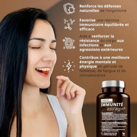 AdaptivLAB Astragin - Immunité Compléments Alimentaires à Base de Plantes contenant de la Vitamine D et Zinc Compléments Alim