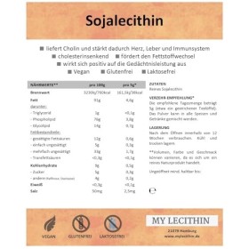 250 g/275 ml de lécithine de soja liquide