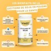 Lécithine de Soja en Poudre Vimee - Complément et Additif Alimentaire à Base de Phospholipides de Soja - Foie, Cerveau - 500 