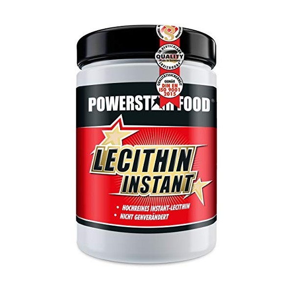 POUDRE DE LECITHINE INSTANTANÉE | Boîte 500g | Lécithine de soja instantanée riche en phosphatidyl choline et phosphatidyl in