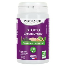 PHYTO-ACTIF | STOPO Spasmes | Complément alimentaire Digestion | Confort Digestif | Action globale sur la santé digestive | 