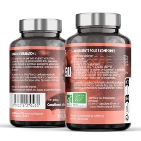 Complexe de plantes - Cheveux-Peau Bio - 403 mg - Levure de bière, Biotine, Prêle, Ortie, Acérola - 200 comprimés