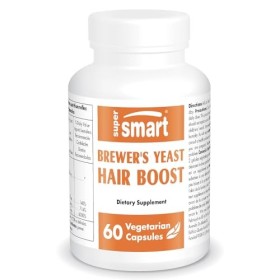 Levure de Bière - Boost la Croissance des Cheveux - Zinc Bisglycinate, Biotine & Vitamine B6 - Haut dosage en Levure de bière