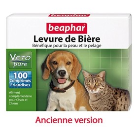 BEAPHAR – Comprimés levure de bière pour chien et chat – Complément alimentaire – Renforce la beauté du pelage – Soin pour la