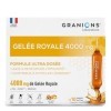 GRANIONS GELEE ROYALE 4000 MG - Complement Alimentaire Ultra-Dosé à base de Gelee Royale - Selenium Zinc et Cuivre - Gelee Ro