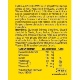 Naturando ENERGIA JUNIOR Gummies Flacon de 40 gommeuses
